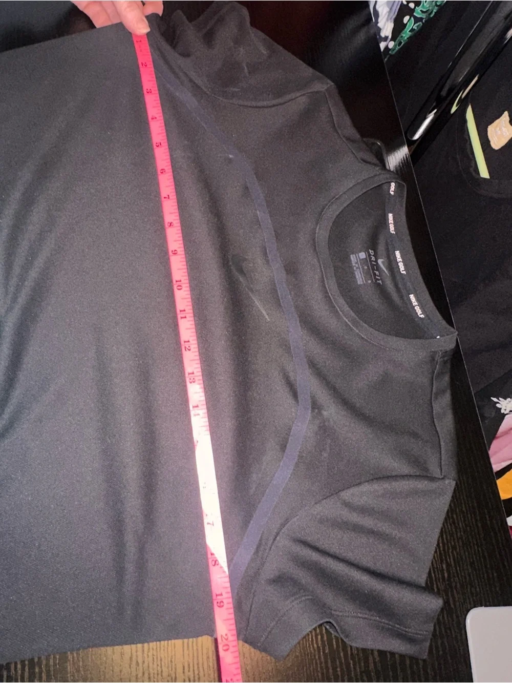 Nike Golf Dri Fit Size Large Women’s  Black Short-Sleeve Mini Dress